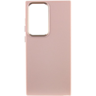 Шкіряний чохол Bonbon Leather Metal Style для Samsung Galaxy S23 Ultra Рожевий / Light pink - Інтернет-магазин спільних покупок ToGether