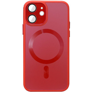 Чохол TPU+Glass Sapphire Midnight with MagSafe для Apple iPhone 11 (6.1") Червоний / Red - Інтернет-магазин спільних покупок ToGether