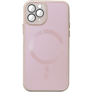 Чохол TPU+Glass Sapphire Midnight with MagSafe для Apple iPhone 11 Pro (5.8") Рожевий / Pink Sand - Інтернет-магазин спільних покупок ToGether