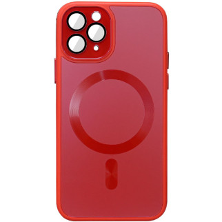 Чохол TPU+Glass Sapphire Midnight with MagSafe для Apple iPhone 11 Pro (5.8") Червоний / Red - Інтернет-магазин спільних покупок ToGether