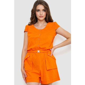 Комбінезон жіночий однотонний, колір помаранчевий, 230R175 - Інтернет-магазин спільних покупок ToGether