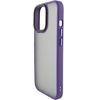 TPU+PC чохол Metal Buttons для Apple iPhone 15 (6.1") Темно-Фіолетовий - Інтернет-магазин спільних покупок ToGether