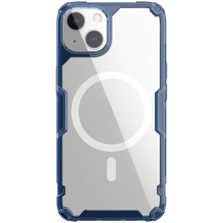 TPU чохол Nillkin Nature Pro Magnetic для Apple iPhone 15 Plus (6.7") Синій (прозорий) - Інтернет-магазин спільних покупок ToGether
