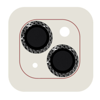 Захисне скло Metal Shine на камеру (в упак.) для Apple iPhone 15 (6.1") / 15 Plus (6.7") Чорний / Midnight - Інтернет-магазин спільних покупок ToGether