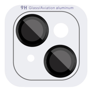 Захисне скло Metal Classic на камеру (в упак.) для Apple iPhone 15 (6.1") / 15 Plus (6.7") Чорний / Midnight - Інтернет-магазин спільних покупок ToGether
