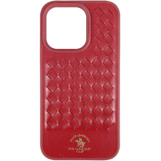 Шкіряний чохол Polo Santa Barbara для Apple iPhone 15 Pro (6.1") Red - Інтернет-магазин спільних покупок ToGether