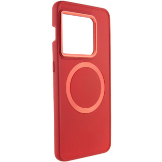 TPU чохол Bonbon Metal Style with MagSafe для OnePlus 10 Pro Червоний / Red - Інтернет-магазин спільних покупок ToGether