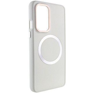 TPU чохол Bonbon Metal Style with MagSafe для OnePlus 9 Білий / White - Інтернет-магазин спільних покупок ToGether