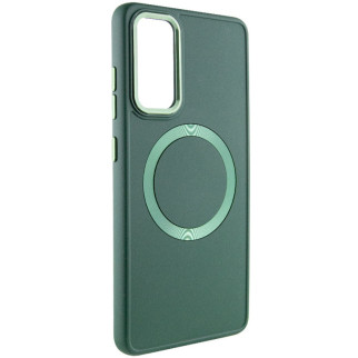 TPU чохол Bonbon Metal Style with MagSafe для Samsung Galaxy S20 FE Зелений / Army Green - Інтернет-магазин спільних покупок ToGether
