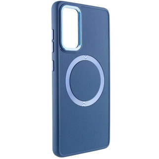 TPU чохол Bonbon Metal Style with MagSafe для Samsung Galaxy S21 FE Синій / Cosmos Blue - Інтернет-магазин спільних покупок ToGether