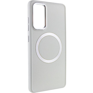 TPU чохол Bonbon Metal Style with MagSafe для Samsung Galaxy S21+ Білий / White - Інтернет-магазин спільних покупок ToGether