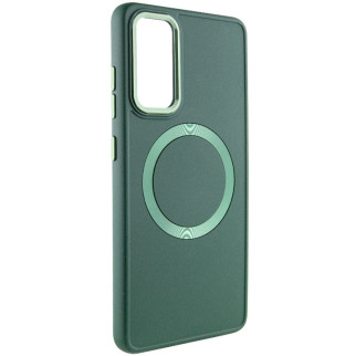 TPU чохол Bonbon Metal Style with MagSafe для Samsung Galaxy S23 Зелений / Army Green - Інтернет-магазин спільних покупок ToGether