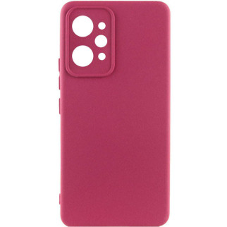 Чохол Silicone Cover Lakshmi Full Camera (AAA) для Xiaomi Redmi 12 Бордовий / Plum - Інтернет-магазин спільних покупок ToGether