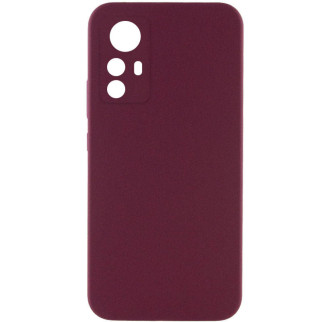 Чохол Silicone Cover Lakshmi Full Camera (AAA) для Xiaomi Redmi Note 12S Бордовий / Plum - Інтернет-магазин спільних покупок ToGether