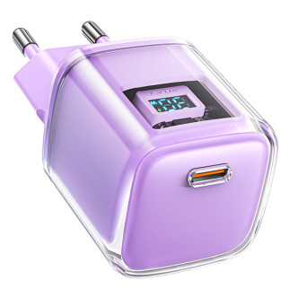 МЗП Acefast A53 Sparkling series PD30W GaN (USB-C) Alfalfa purple - Інтернет-магазин спільних покупок ToGether