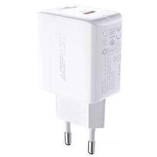 МЗП Acefast A1 PD20W single USB-C White - Інтернет-магазин спільних покупок ToGether