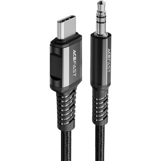 Перехідник Acefast C1-08 USB-C to 3.5mm aluminum alloy Black - Інтернет-магазин спільних покупок ToGether