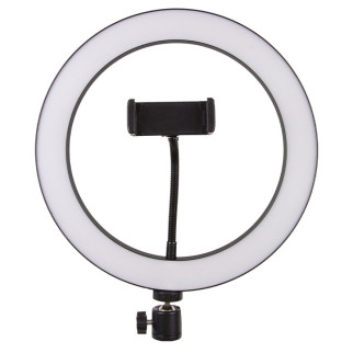Кільцева світлодіодна LED лампа Flat Ring 10" + tripod 2.1m Black - Інтернет-магазин спільних покупок ToGether