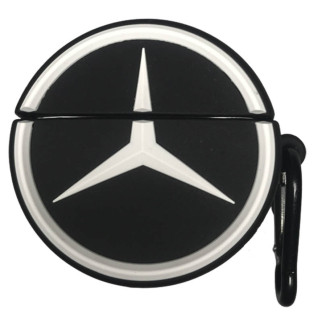 Силіконовий футляр Brand для навушників AirPods Pro + карабін Mercedes - Інтернет-магазин спільних покупок ToGether