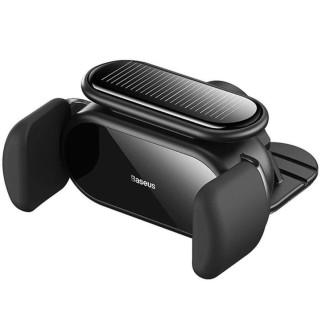 Автотримач Baseus Steel Cannon pro Solar Electric Car Mount (SUGP010001) Black - Інтернет-магазин спільних покупок ToGether