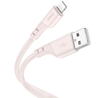Дата кабель Hoco X97 Crystal color USB to Lightning (1m) Light pink - Інтернет-магазин спільних покупок ToGether
