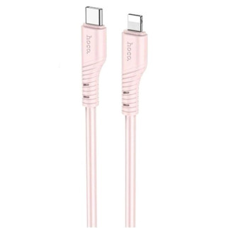 Дата кабель Hoco X97 Crystal color Type-C to Lightning 20W (1m) Light pink - Інтернет-магазин спільних покупок ToGether