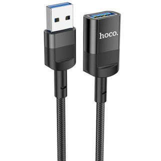 Перехідник Hoco U107 USB male to USB female USB3.0 Black - Інтернет-магазин спільних покупок ToGether