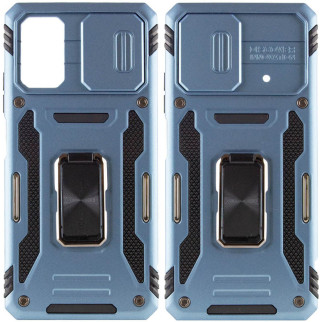 Ударостійкий чохол Camshield Army Ring для Xiaomi Poco F5 / Note 12 Turbo Блакитний / Light Blue - Інтернет-магазин спільних покупок ToGether