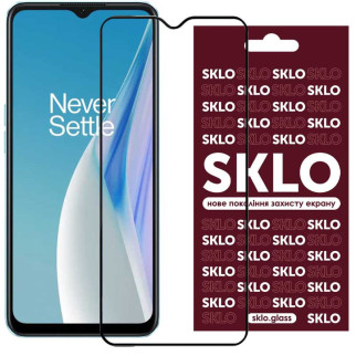 Захисне скло SKLO 3D для OnePlus Nord N20 SE / N300 Чорний - Інтернет-магазин спільних покупок ToGether