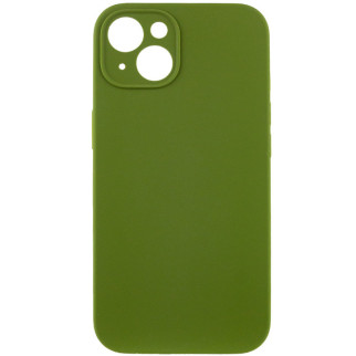 Чохол Silicone Case Full Camera Protective (AA) для Apple iPhone 15 (6.1") Зелений / Dark Olive - Інтернет-магазин спільних покупок ToGether