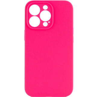 Чохол Silicone Case Full Camera Protective (AA) для Apple iPhone 15 Pro (6.1") Рожевий / Barbie pink - Інтернет-магазин спільних покупок ToGether