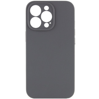 Чохол Silicone Case Full Camera Protective (AA) для Apple iPhone 15 Pro (6.1") Сірий / Dark Gray - Інтернет-магазин спільних покупок ToGether