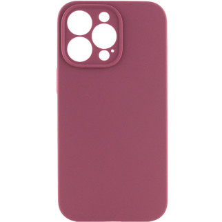 Чохол Silicone Case Full Camera Protective (AA) для Apple iPhone 15 Pro Max (6.7") Бордовий / Plum - Інтернет-магазин спільних покупок ToGether