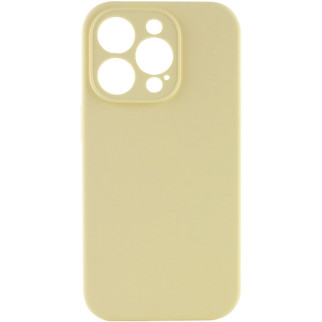 Чохол Silicone Case Full Camera Protective (AA) для Apple iPhone 15 Pro Max (6.7") Жовтий / Mellow Yellow - Інтернет-магазин спільних покупок ToGether