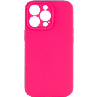 Чохол Silicone Case Full Camera Protective (AA) для Apple iPhone 15 Pro Max (6.7") Рожевий / Barbie pink - Інтернет-магазин спільних покупок ToGether