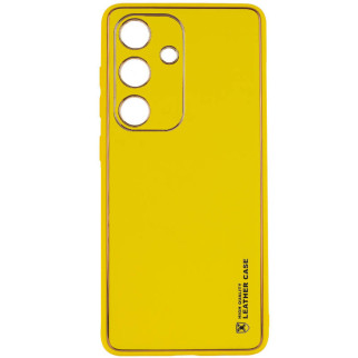 Шкіряний чохол Xshield для Samsung Galaxy S23 FE Жовтий / Yellow - Інтернет-магазин спільних покупок ToGether