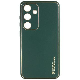 Шкіряний чохол Xshield для Samsung Galaxy S23 FE Зелений / Army Green - Інтернет-магазин спільних покупок ToGether