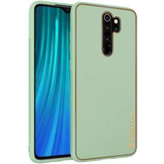 Шкіряний чохол Xshield для Xiaomi Redmi Note 8 Pro Зелений / Pistachio - Інтернет-магазин спільних покупок ToGether