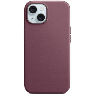 Чохол FineWoven (AAA) with MagSafe для Apple iPhone 15 (6.1") Mulberry - Інтернет-магазин спільних покупок ToGether