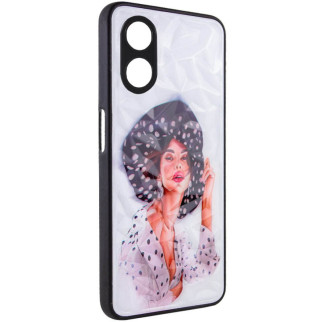 TPU+PC чохол Prisma Ladies для Oppo A58 4G Girl in a hat - Інтернет-магазин спільних покупок ToGether