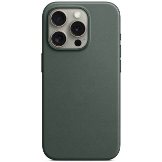 Чохол FineWoven (AAA) with MagSafe для Apple iPhone 15 Pro Max (6.7") Ever Green - Інтернет-магазин спільних покупок ToGether