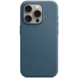 Чохол FineWoven (AAA) with MagSafe для Apple iPhone 15 Pro Max (6.7") Pacific Blue - Інтернет-магазин спільних покупок ToGether