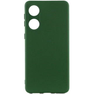 Чохол Silicone Cover Lakshmi Full Camera (A) для Oppo A78 4G Зелений / Dark green - Інтернет-магазин спільних покупок ToGether