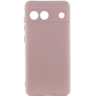 Чохол Silicone Cover Lakshmi Full Camera (A) для Google Pixel 6a Рожевий / Pink Sand - Інтернет-магазин спільних покупок ToGether