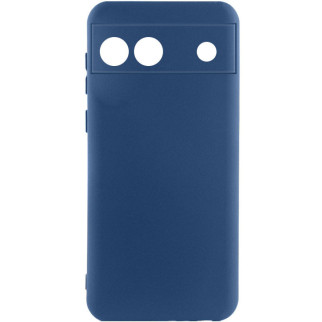 Чохол Silicone Cover Lakshmi Full Camera (A) для Google Pixel 6a Синій / Navy Blue - Інтернет-магазин спільних покупок ToGether