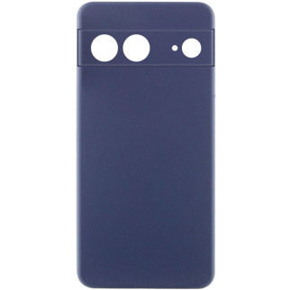 Чохол Silicone Cover Lakshmi Full Camera (AAA) для Google Pixel 7 Темно-синій / Midnight blue - Інтернет-магазин спільних покупок ToGether