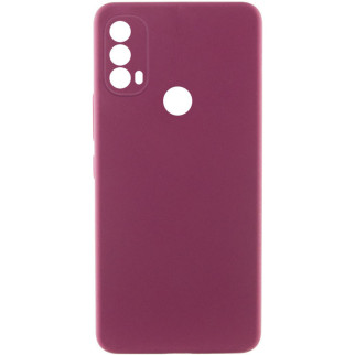 Чохол Silicone Cover Lakshmi Full Camera (AAA) для Motorola Moto E40 Бордовий / Plum - Інтернет-магазин спільних покупок ToGether