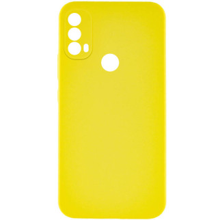 Чохол Silicone Cover Lakshmi Full Camera (AAA) для Motorola Moto E40 Жовтий / Yellow - Інтернет-магазин спільних покупок ToGether
