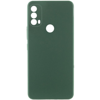 Чохол Silicone Cover Lakshmi Full Camera (AAA) для Motorola Moto E40 Зелений / Cyprus Green - Інтернет-магазин спільних покупок ToGether