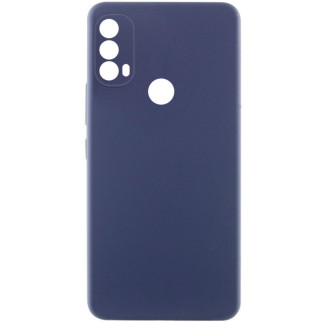Чохол Silicone Cover Lakshmi Full Camera (AAA) для Motorola Moto E40 Темно-синій / Midnight blue - Інтернет-магазин спільних покупок ToGether